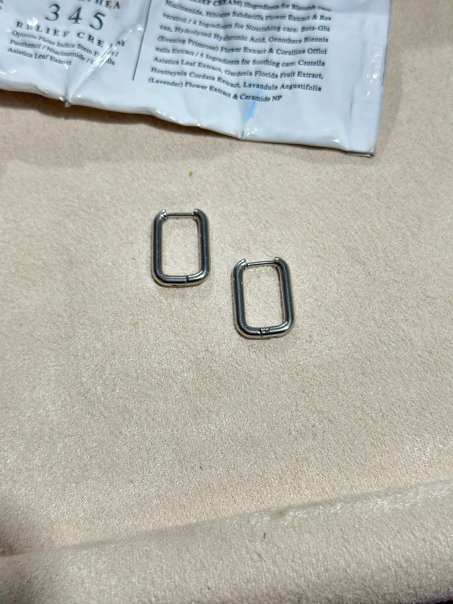 Rectangle Hoop Earrings