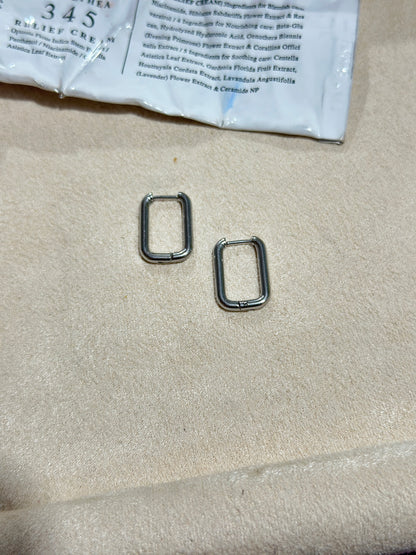 Rectangle Hoop Earrings