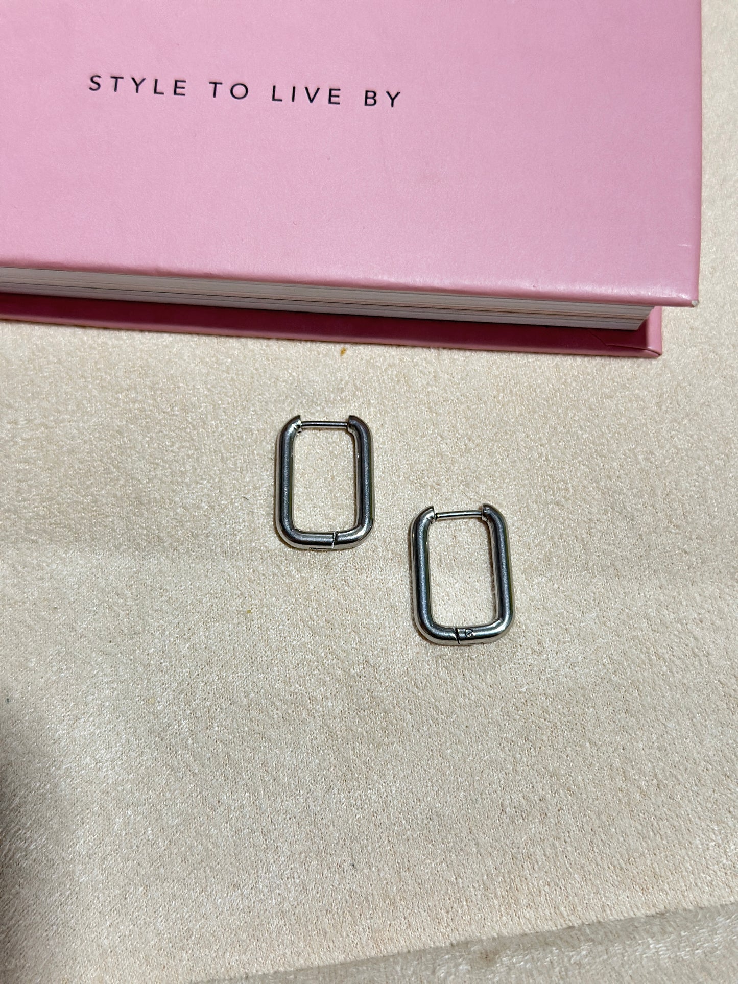Rectangle Hoop Earrings
