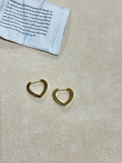 Pointed Hoop Earrings
