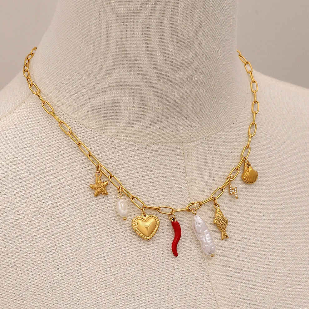 Charm Story Necklace