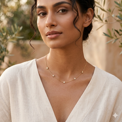 Petal Spark Necklace