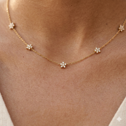 Petal Spark Necklace