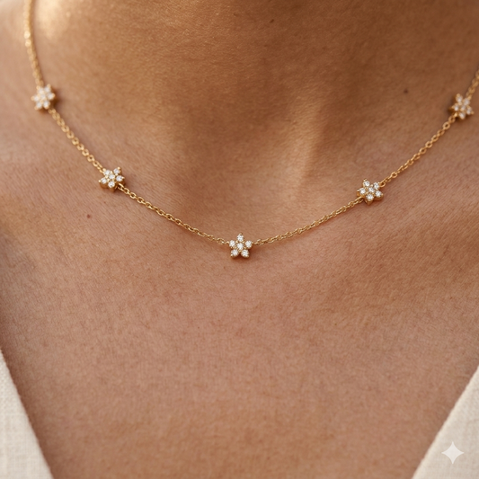 Petal Spark Necklace