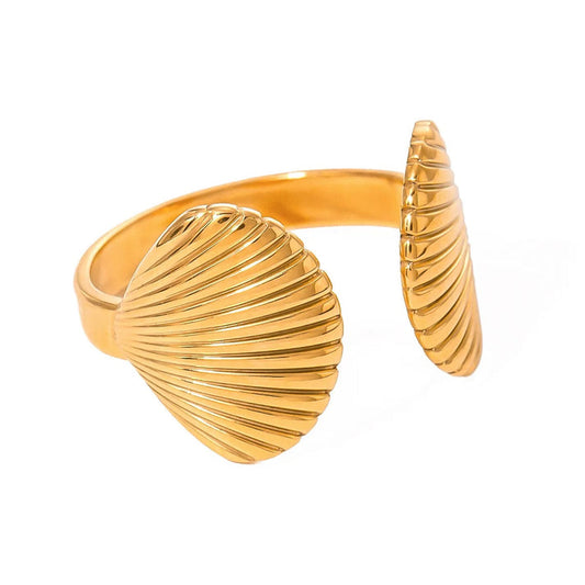 Shell Open Ring