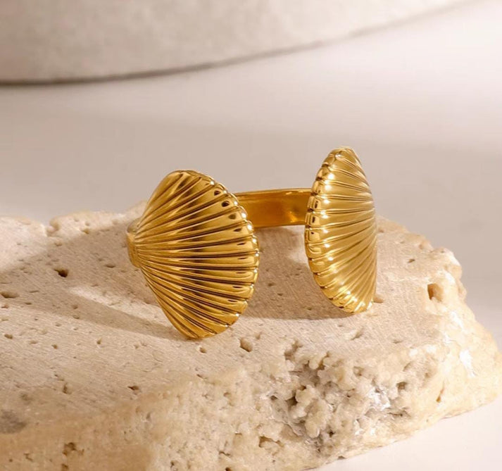 Shell Open Ring