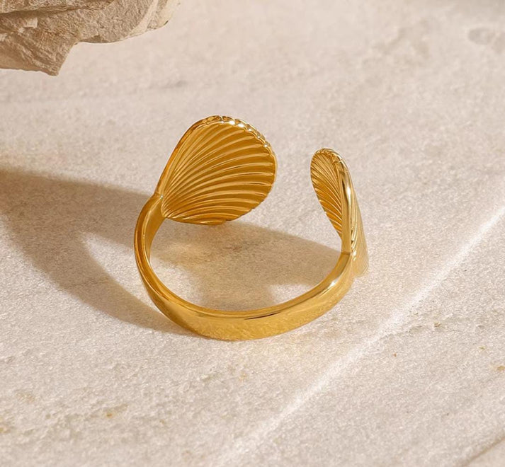 Shell Open Ring