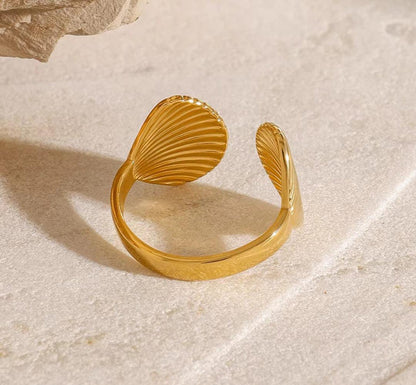 Shell Open Ring