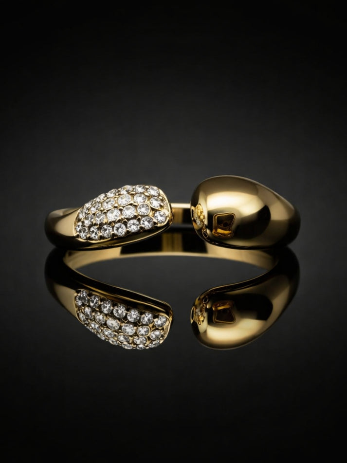Semi Studed Open Ring