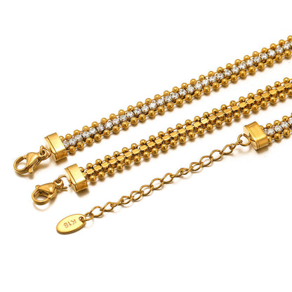 Tennis and Ball Bead Bracelet
