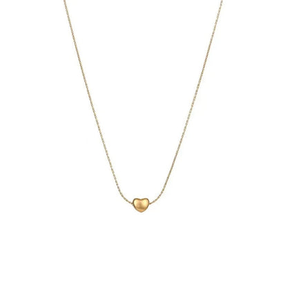Tiny Heart Bead Necklace
