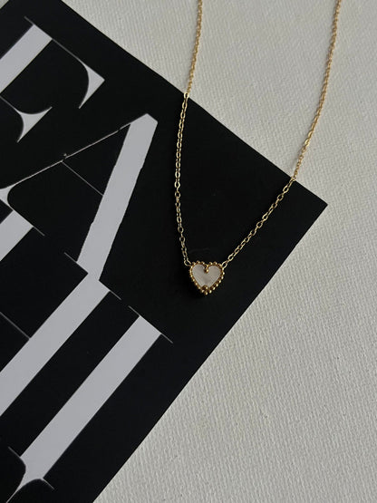 Reversable Heart Pendant Necklace