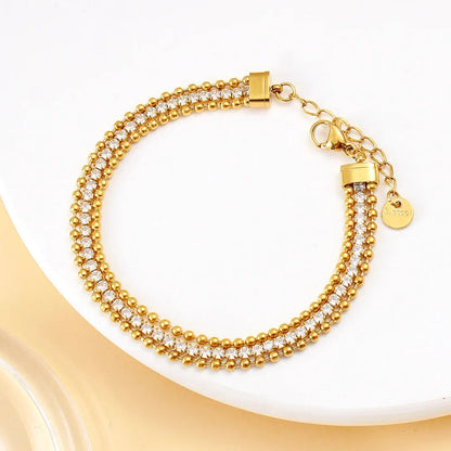Tennis and Ball Bead Bracelet