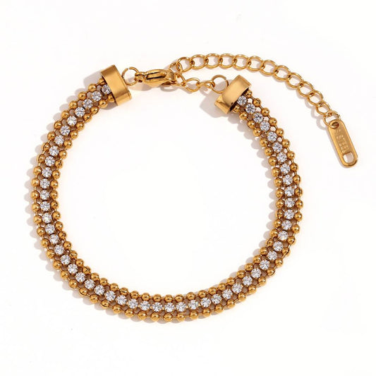 Tennis and Ball Bead Bracelet
