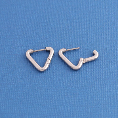 Triangle Hoop Earrings