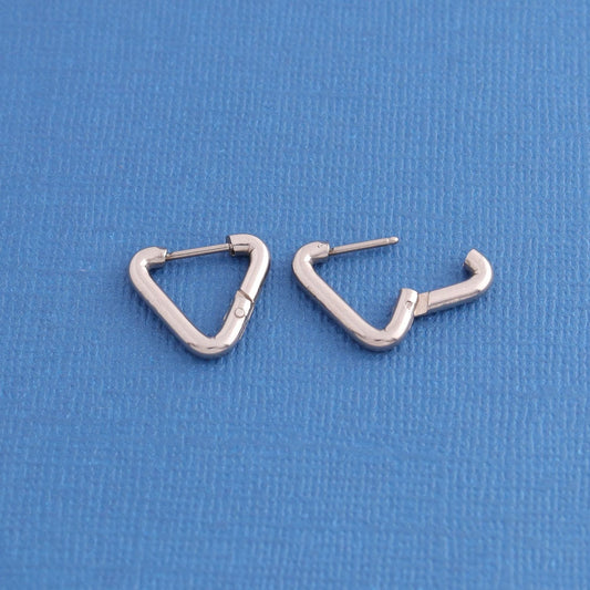 Triangle Hoop Earrings