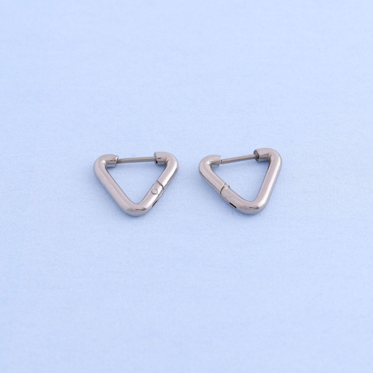 Triangle Hoop Earrings