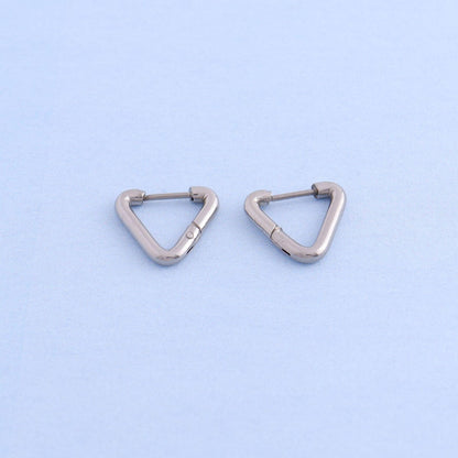 Triangle Hoop Earrings