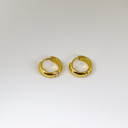Thick Mini Hoop Earrings