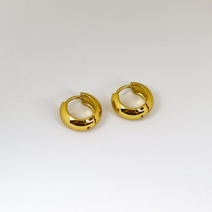 Thick Mini Hoop Earrings