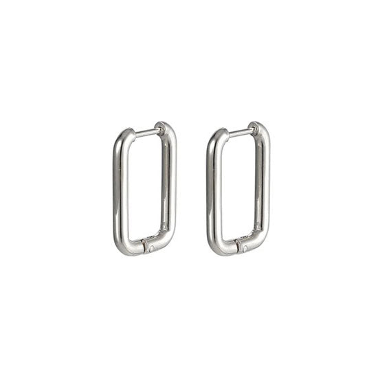 Rectangle Hoop Earrings