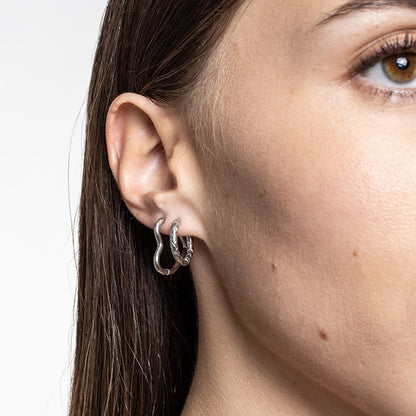 Heart Hoop Earrings